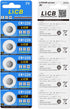 LiCB 10 Pack CR1220 3V Lithium Batteries