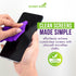 Screen Mom (6-Pack) Screen Cleaner Purple Microfiber Cloths - Microfiber Screens Cleaner Cloths, TV Cleaning Cloth