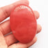 Cherry Quartz Oval Palm Pocket Healing Crystal Massage Spa Energy Stone,Healing Crystal for Therapy Geometry Chakra Balancing