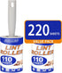 Gary Lint Roller, 220 Sheets Extra Sticky Lint Rollers for Pet Hair, Mini Stick Roller for Daily Cleaning Tool