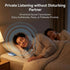 LINMUSEN 12mm Bluetooth Pillow Speaker for Sleeping, Ultra Thin Under Pillow Speaker Wireless Sleep Aid with White