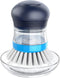 MR.SIGA Soap Dispensing Palm Brush Storage Set, Kitchen Brush with Holder for