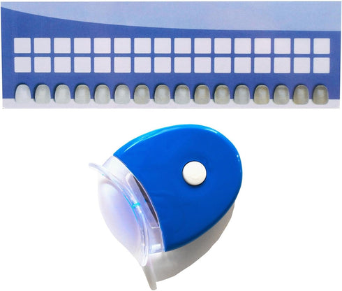 White Teeth Global 8 44% Teeth Whitening at Home Kit with Syringes Tooth Whitening Gel, Mouth Trays and a Tooth Shade