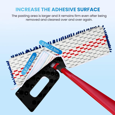 4 Pack Mop Head for O-Cedar Hardwood Floor 'N More Microfiber 3-Action Flip Mop Refill, Compatible with Ocedar