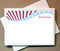 Little Notes by Comptime Personalized Gifts - Patriotic Note Cards (40 Non-foldover Cards and Envelopes)