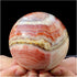 PPOZYLPC 1pcs 210-300g Pork Stone Ball, Quartz Crystal Red Ball