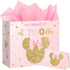 Reyoust 13" Large Oh Twodles Birthday Gift Bag with Tissue Paper and Greeting