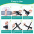 Legs-4Pcs lefeke Patient Medical Restraints with Quick Release Buckles, Bed Restraints Belts for Wrists and Ankles