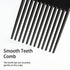 3pcs Wide Comb Set, Black Barber Hair Wide-tooth Combs for Thick Hair Styling, Plastic Molding Hairdressing Tools