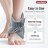 Microwave Ankle Heating Pad for Ankle Pain, Achilles Tendinitis, Heated Ankle Wrap Moist Hot or Cold Compress