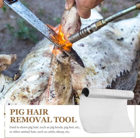 Yardwe 2pcs Pig Hair Remover Pig Hair Shaver Lint Remover Scraper Animal Hair Shaving Tools Kitchen Gadget for Meat Pork Animal
