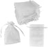 Super Z Outlet 100 Pack Mini Sheer Drawstring Organza Bags, 5x7 Inch Transparent Pouches for Wedding, Party Gifts