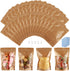 150-Pack Kraft Paper Bags, 6" x 9" Reclosable Small Stand Up Mylar Bags for Food Storage, Resealable Zip Lock