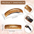 WILLBOND 6 Pcs Large Hair Barrettes for Women, Retro French Clips in 6 Colors, Gifts for Mom Accessories