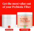 Prebiotic Fiber Powder - Unflavored & Sugar Free | 45 Servings Organic Soluble Fiber Supplement for Gut Health