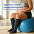 L/XL-5XL (15-20mmhg) Plus Size Compression Socks for Women Men Wide Calf Knee High Socks Support Compression Stockings