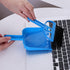 Set, AUNMAS Mini Dustpan and Brush Portable Compact Dust Pan and Hand Broom with Nesting Snap On Design for Home Table