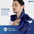 REVIX Microwavable Neck Warmer Heating Pad with Moist Heat for Neck, Shoulders, and Back Pain Relief
