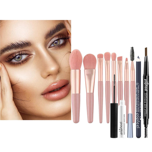 Pure Vie All-in-One Holiday Gift Makeup Set, Essential Starter Bundle for Women - Full Makeup Kit