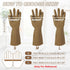 uxcell Rubber Cleaning Gloves, Reusable Household Dishwashing Long Rubber Gloves