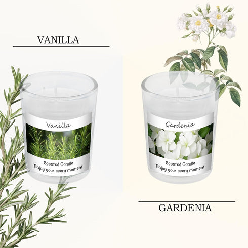 Set 6 Pack Scented Candles Gifts for Women and Men, Soy Wax Aromatherapy Candles Jar Candle for Birthday, Thanksgiving