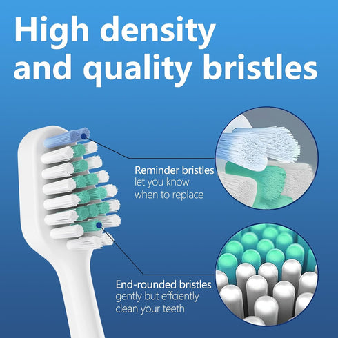 Harobey 5 5 Replacement Toothbrush Heads for AquaSonic Duo Series and Home Dental Center Electric Toothbruh, NOT