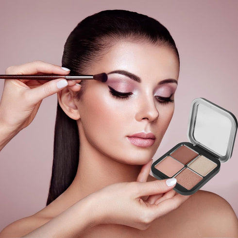 Beaupretty Empty Lipstick Palette, Magnetic Eyeshadow Palette with Mirror, Makeup Foundation Blush Container for Women