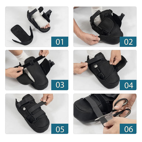 Hammertoe GHORTHOUD Forefoot Off-Loading Post Op Shoe Closed Toe Medical Walking Boot for Broken Toe Orthopedic Foot