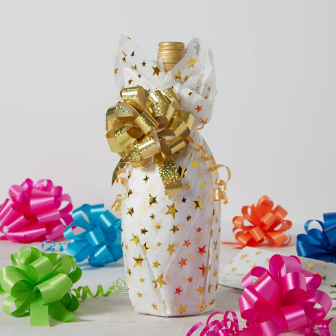 Berwick Offray The Perfect Bow Pull Ribbon, 4" Finished Size, Purple, 50 Piece for Gift Wrapping