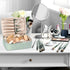 28 Pcs Women Makeup Set with Makeup Bag, Premium Synthetic Brushes and Mirror for Travel (Sage Green)