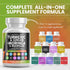 Turmeric Curcumin 30000mg, Ginger 3000mg, Moringa 50000mg, Joint Support Supplement for Women and Men, 120 Caps