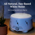 Yogasleep Dohm UNO White Noise Sound Machine (White) With Real Fan Inside for Non-Looping White Noise, For Travel