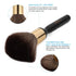 Professional Barber Neck Hair Duster Brush, Ultra Soft Gentle Fiber with Wooden Handle, Large Hair Cutting Brush, Black