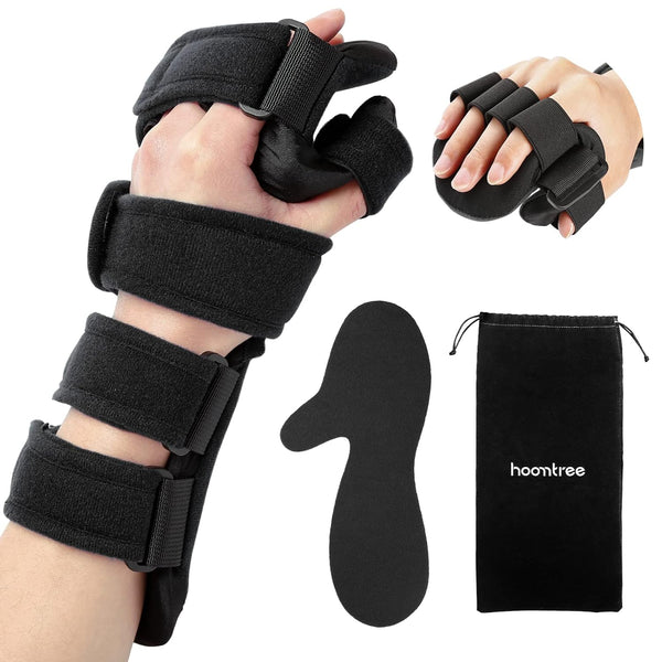 HOOMTREE Stroke Resting Hand Splint Right&Left Resting Hand Splint with Finger Separator Functional
