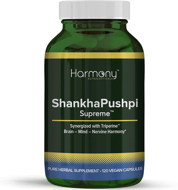 ShankhPushpi Supreme - Harmony Nutraceuticals Ayurvedic Medicine to Support Brain, Mind and