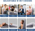 Bed Wedge Pillow for Sleeping - Gel Memory Foam for Back, Knee Pain Relief After Surgery, 7.5 Inch Triangle Elevation