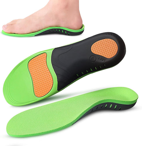 Children's Insole,Kids Orthotic Insoles,Kids Arch Support Shoe Insoles,Shock Absorption Velvet Surfaces Deep Heel Cup Inner Sole for Plantar Fasciitis, Flat Feet, Feet Heel Pain Relief