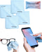 Elite Tech Gear Microfiber Cloth Set - 4-Pack, 12"x12" Washable Wipes for Glasses, Lenses, Electronics & Screens
