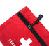 Red First Aid Bag, Empty Waterproof Pouch for First Aid Kits, Mini for Hiking, Camping, Travel (Red, 6x4.3 Inch)