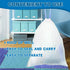 4 Gallon Drawstring Trash Bags 1.1 Mil - 120 Count Unscented Small Garbage Bags for Bathroom, 15 Liter