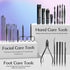 Manicure Set 30 In 1 Personal Care Grooming Kit with Luxurious Travel Case, Nail Clippers for Men (Black)