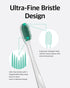 Pack 6, LiveOrals V-Cut Orthodontic Toothbrush (White) of Medium Bristles, Ergonomic Manual Toothbrush for Adults