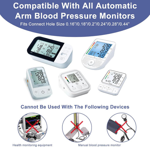 Winloger 22-32CM 6 Small Blood Pressure Cuff, Blood Pressure Monitors Cuff Adjustable Compatible with Omron and Other