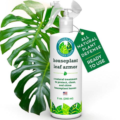 Leaf Armor Spray for Houseplants, Protects Against Fungal Spots, Gentle Natural Formula, 8 oz Made in USA