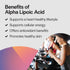PureFormulas Alpha Lipoic Acid 100 mg ALA Supplement for Liver Support, Antioxidants, 60 Tablets