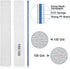 Nail Files for Acrylic Nails, 12 PCS 100/100 Grit Emery Boards, Washable Professional Manicure Tools