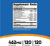 Nutricost High Potency Vitamin B Complex 462mg, 120 Capsules - with Vitamin C - Energy Complex
