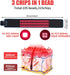 Red & Infrared Light Therapy Belt for Pain Relief, Flexible Wearable Wrap with Timer for Back and Muscle Pain