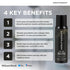 Keratherapy Keratin Infused Perfect Match Gray Root Concealer Spray, Dark Brown, 3 oz, Temporary Scalp Concealer