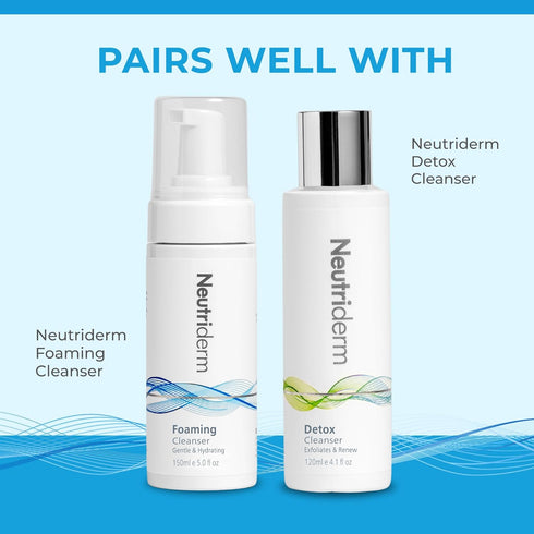 NEUTRIDERM Daily Face Moisturizer, 4.2 oz, Natural Vitamin E Cream for Dry, Acne-Prone, Aging Skin